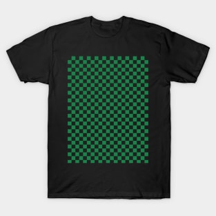 Green Checkered T-Shirt